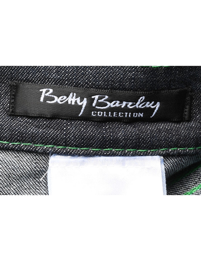 Dark Contrast Stitch Jeans - W32 L32