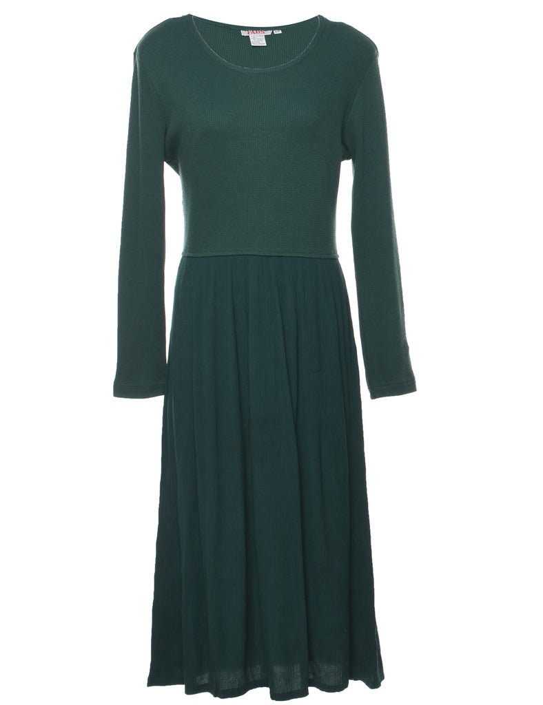 Dark Green Dress - L