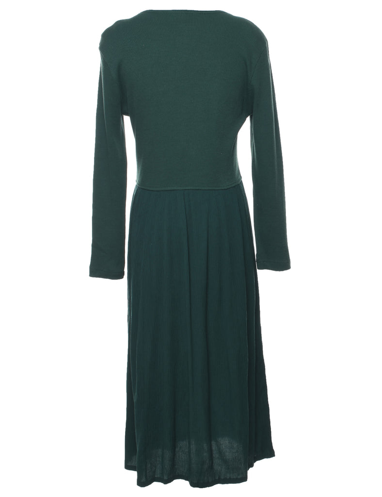 Dark Green Dress - L