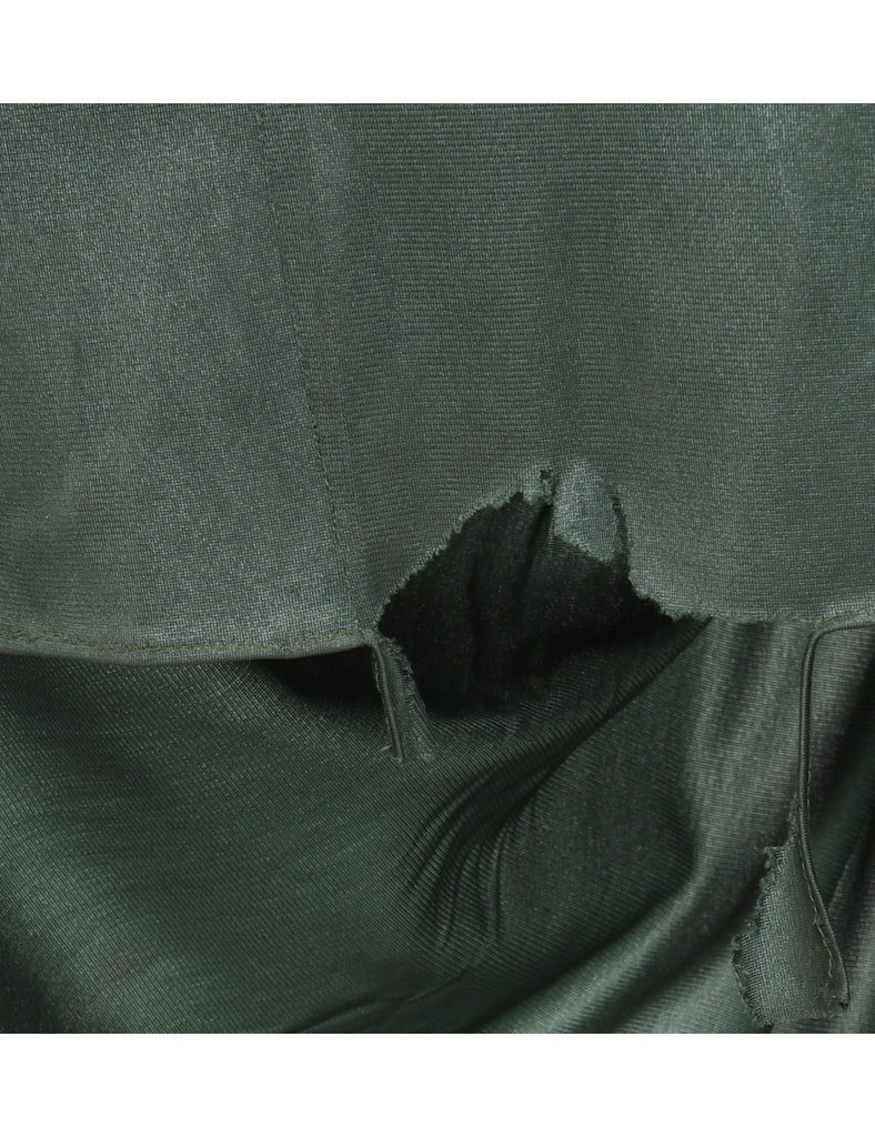 Dark Green Maxi Dress - XS
