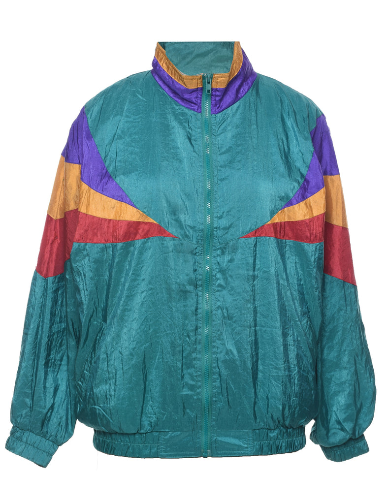 Dark Green Nylon Jacket - M
