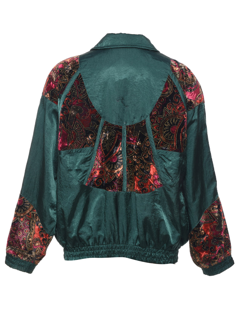 Dark Green Nylon Jacket - L