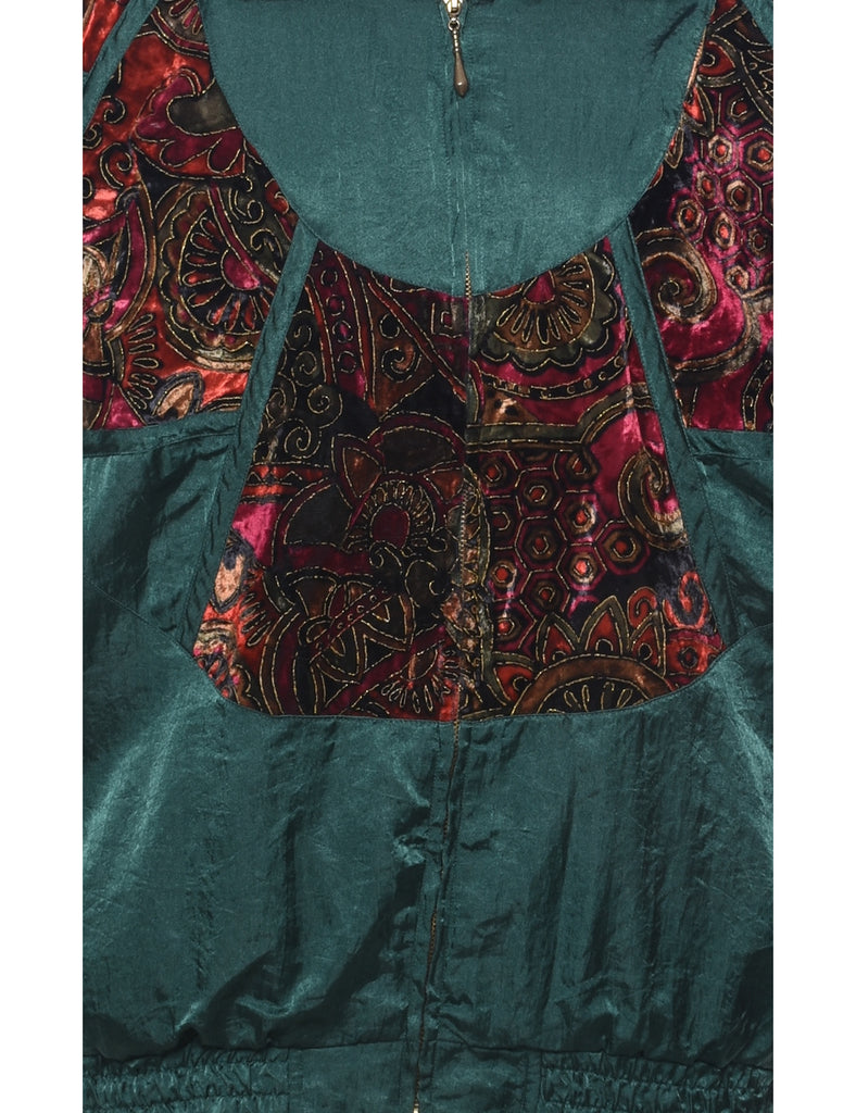 Dark Green Nylon Jacket - L