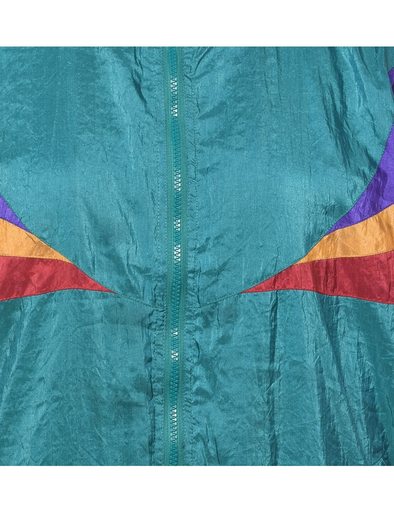 Dark Green Nylon Jacket - M