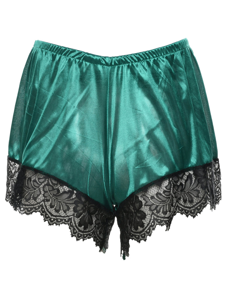 Dark Green Tap Pants - W26 L2