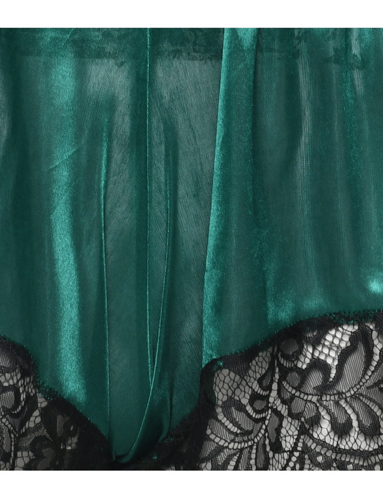 Dark Green Tap Pants - W26 L2