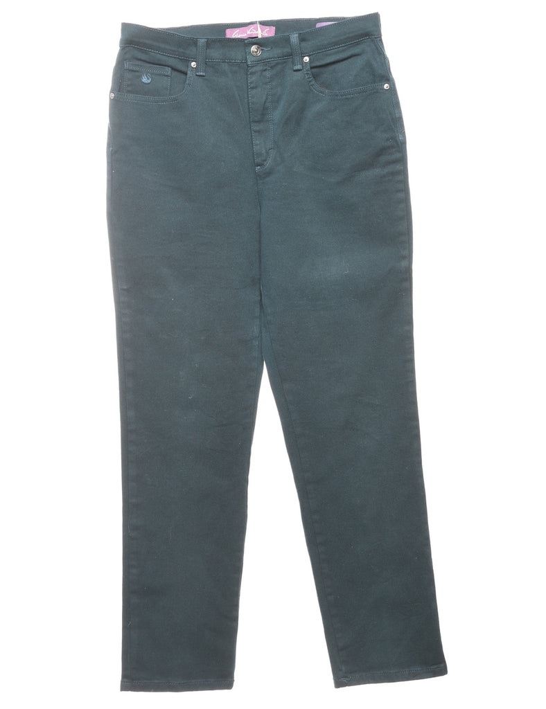 Dark Green Tapered Jeans - W30 L30
