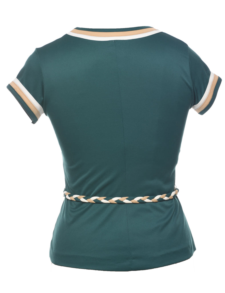 Dark Green Top - S
