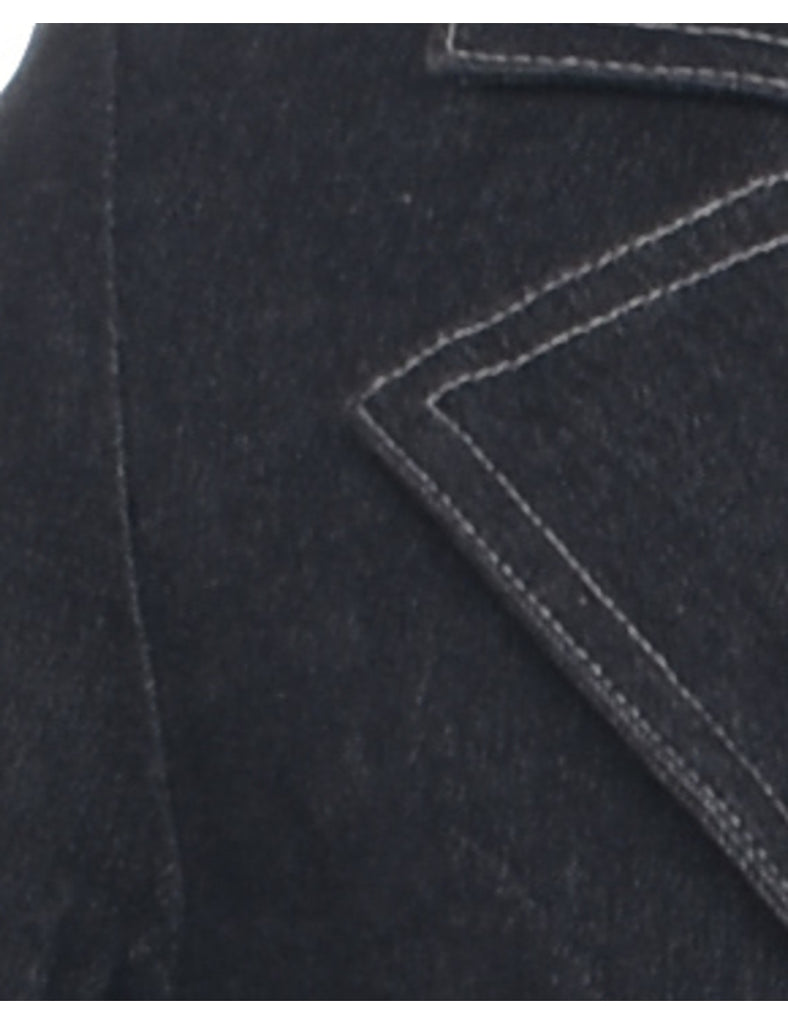 Dark Grey Denim Jacket - S