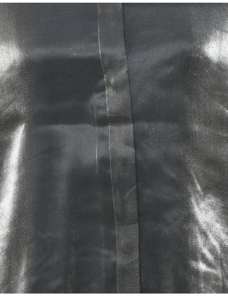 Dark Grey Evening Blouse - S