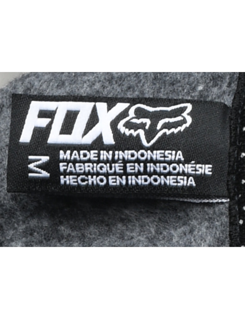 Dark Grey Fox Racing Hoodie - M