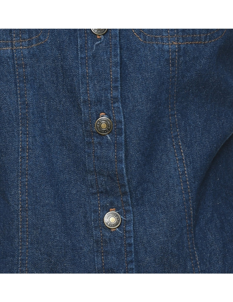 Dark Wash Classic Denim Jacket - M