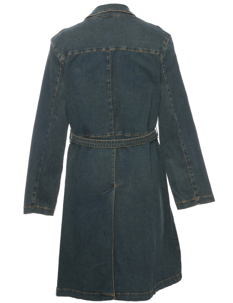 Dark Wash Denim Dress - M