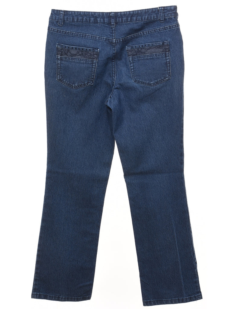 Dark Wash Tapered Jeans - W34 L30