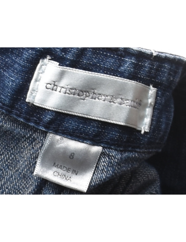 Dark Wash Tapered Jeans - W34 L30