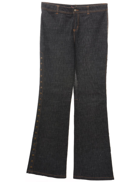 【WONDER WONDER】Y2K Vintage Washing Raw Bootcut Denim Pt Middy Bootcut Women's Jeans - Light Wash | Levi's® US