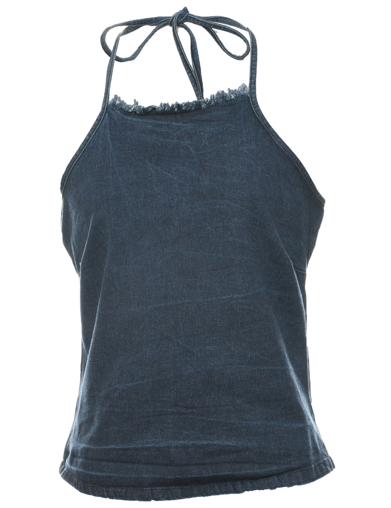 Denim Indigo Top - L