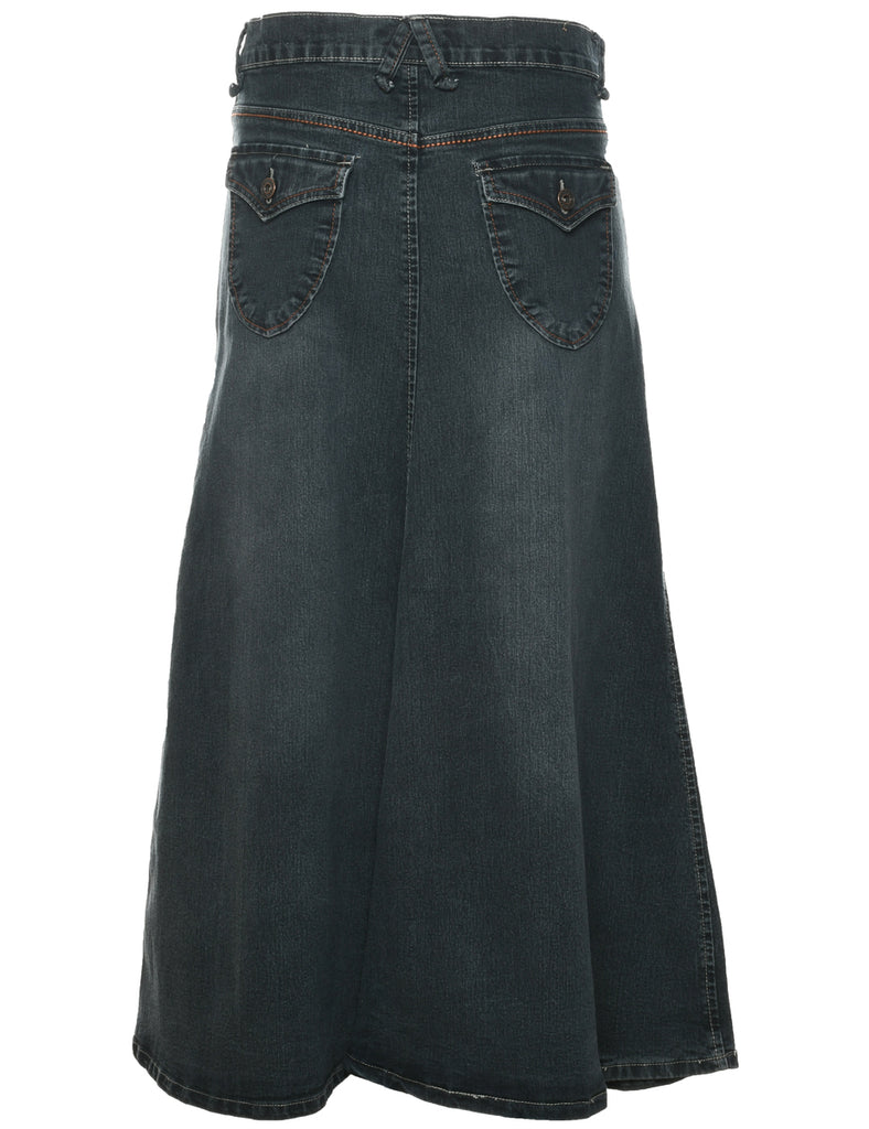 Denim Y2K Full Skirt - M