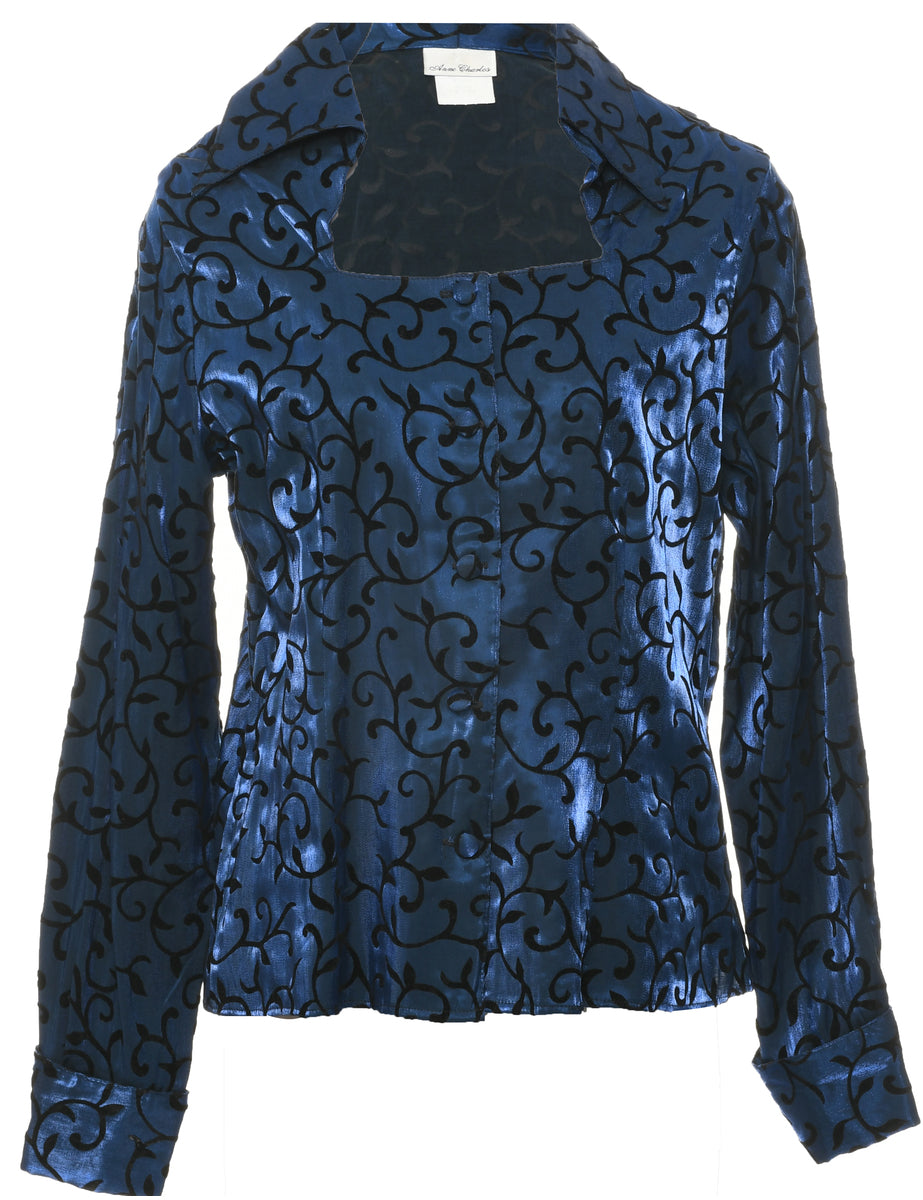 Devore Design Evening Blouse - L