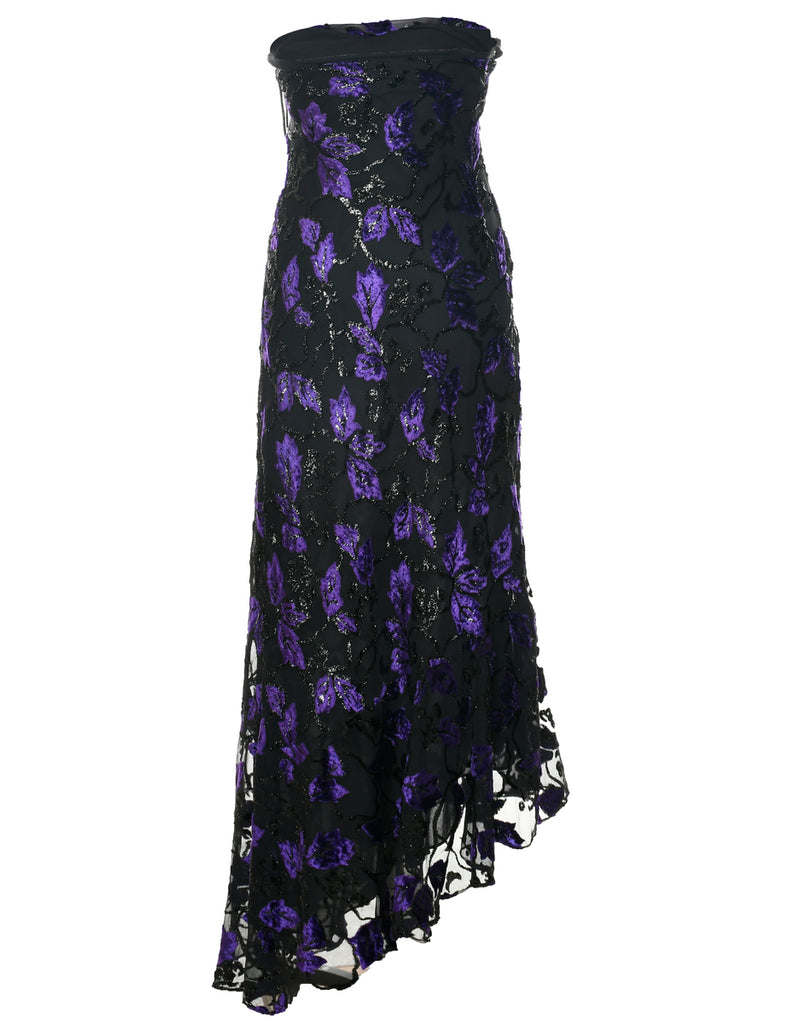Devore Design Evening Dress - M