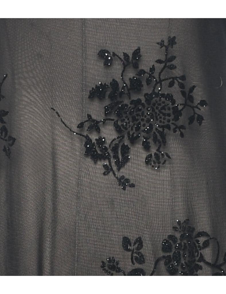 Devore Design Evening Dress - M
