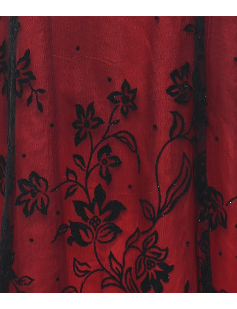 Devore Design Evening Dress - L