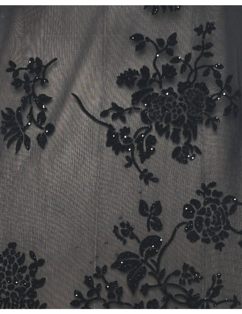 Devore Design Evening Dress - XS