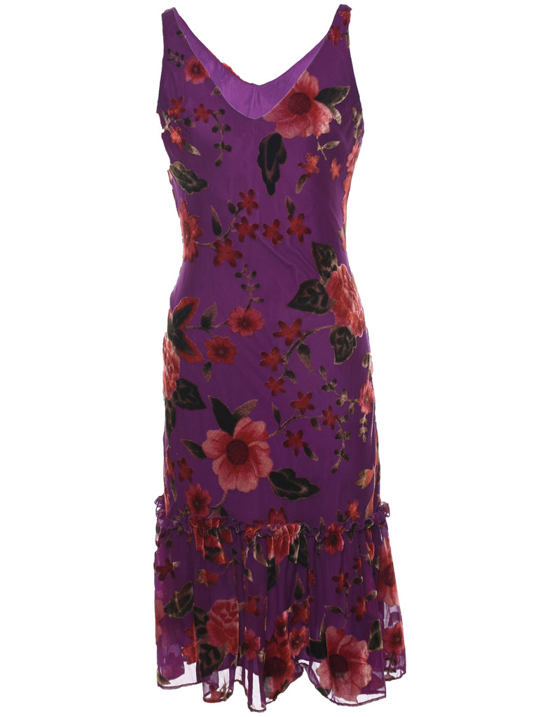 Devore Design Purple Dress - S