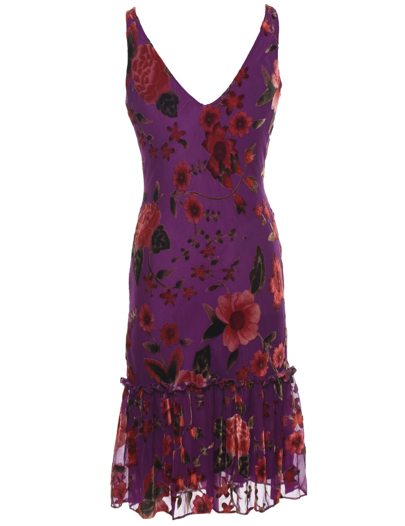 Devore Design Purple Dress - S
