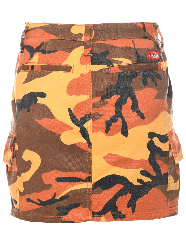 Dickies Camouflage Print Pencil Skirt - S