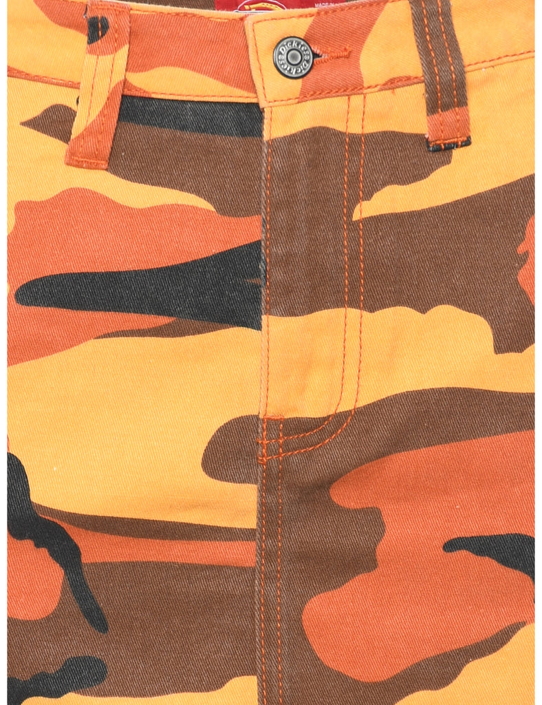 Dickies Camouflage Print Pencil Skirt - S