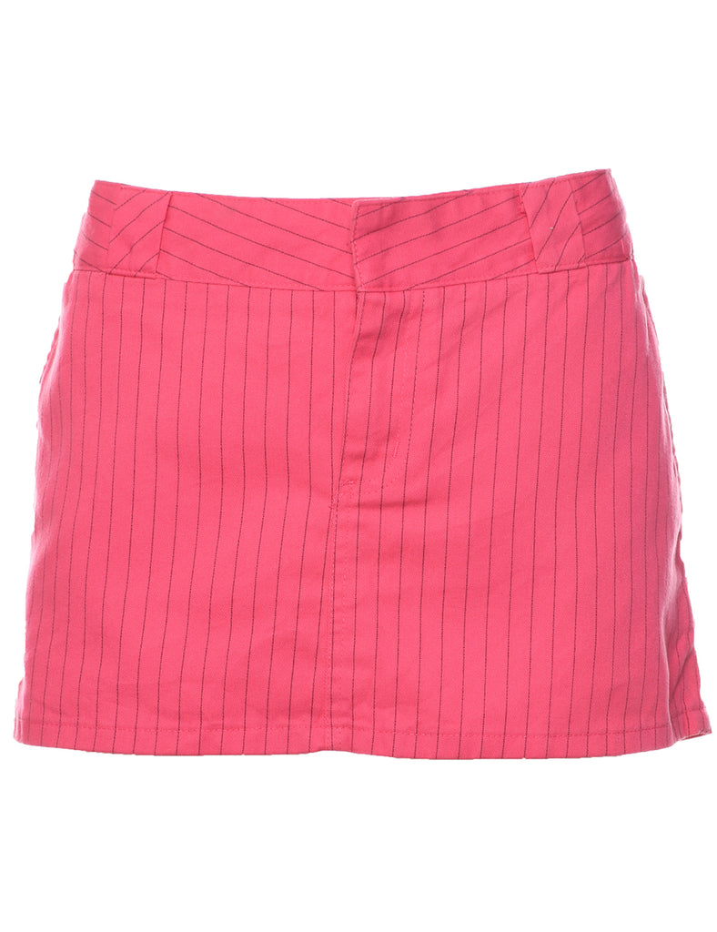 Dickies Pinstriped A-line Skirt - L