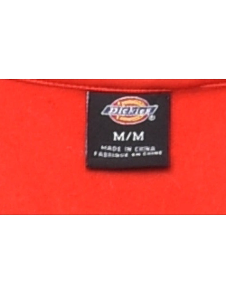 Dickies Red 1990s Track Top - M