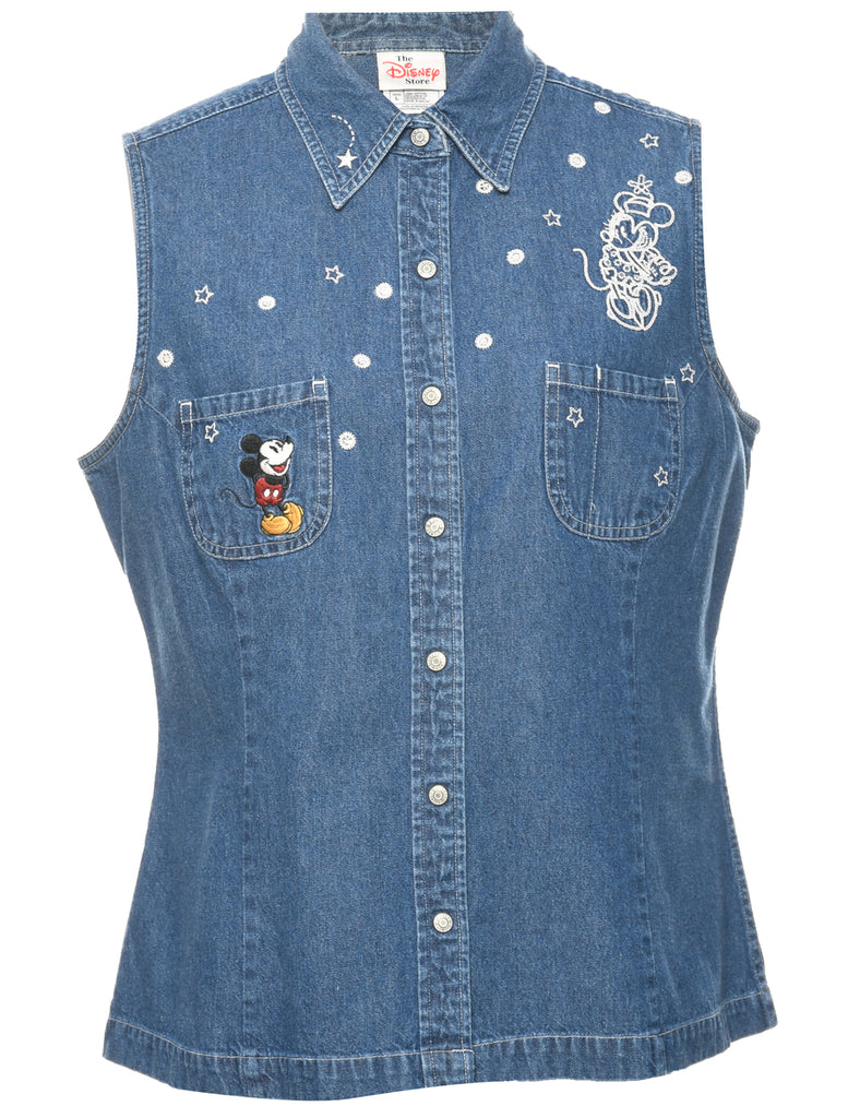 Disney Denim Shirt - L