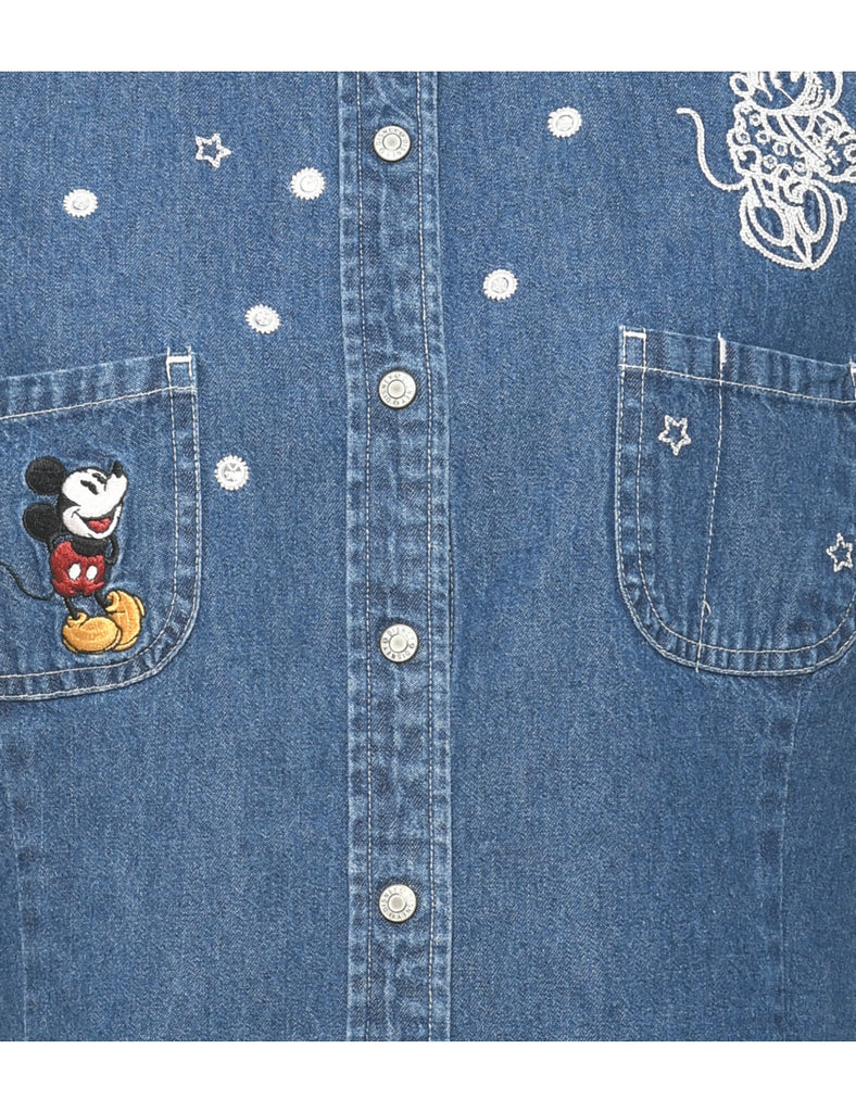 Disney Denim Shirt - L