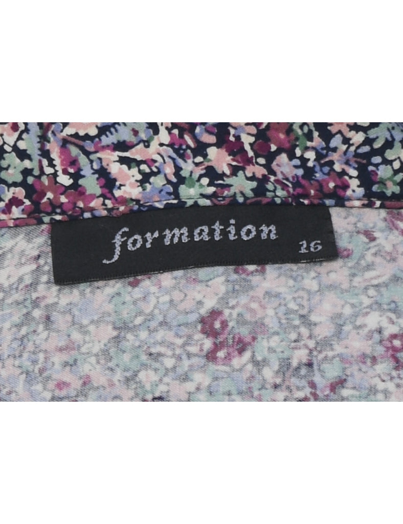 Ditsy Floral Shirt Dress - XL