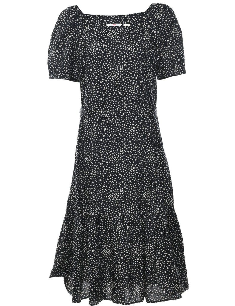 Ditsy Shift Dress - L