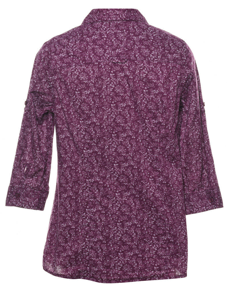Ditzy Floral Print Blouse - M