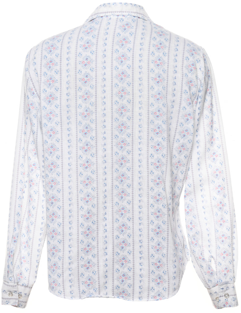 Ditzy Floral Print Shirt - L