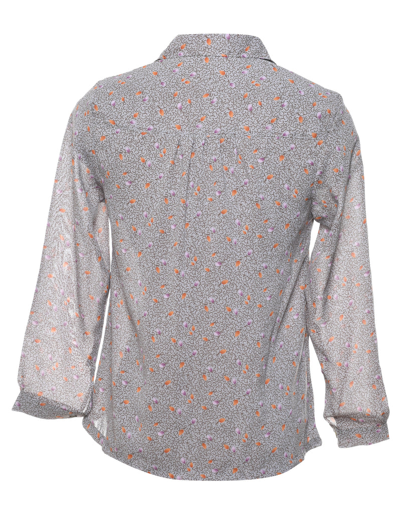 Ditzy Floral Print Shirt - S