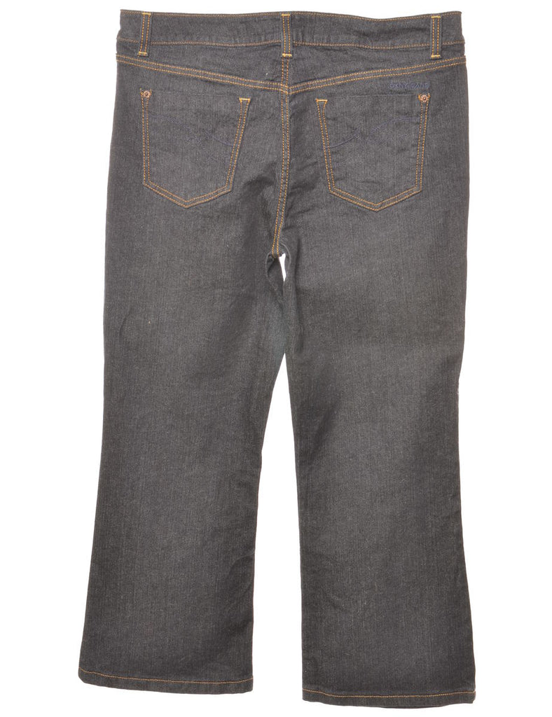 DKNY Tapered Black Cropped Jeans - W36 L27