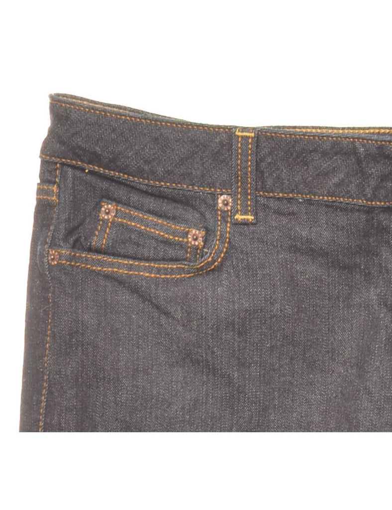 DKNY Tapered Black Cropped Jeans - W36 L27