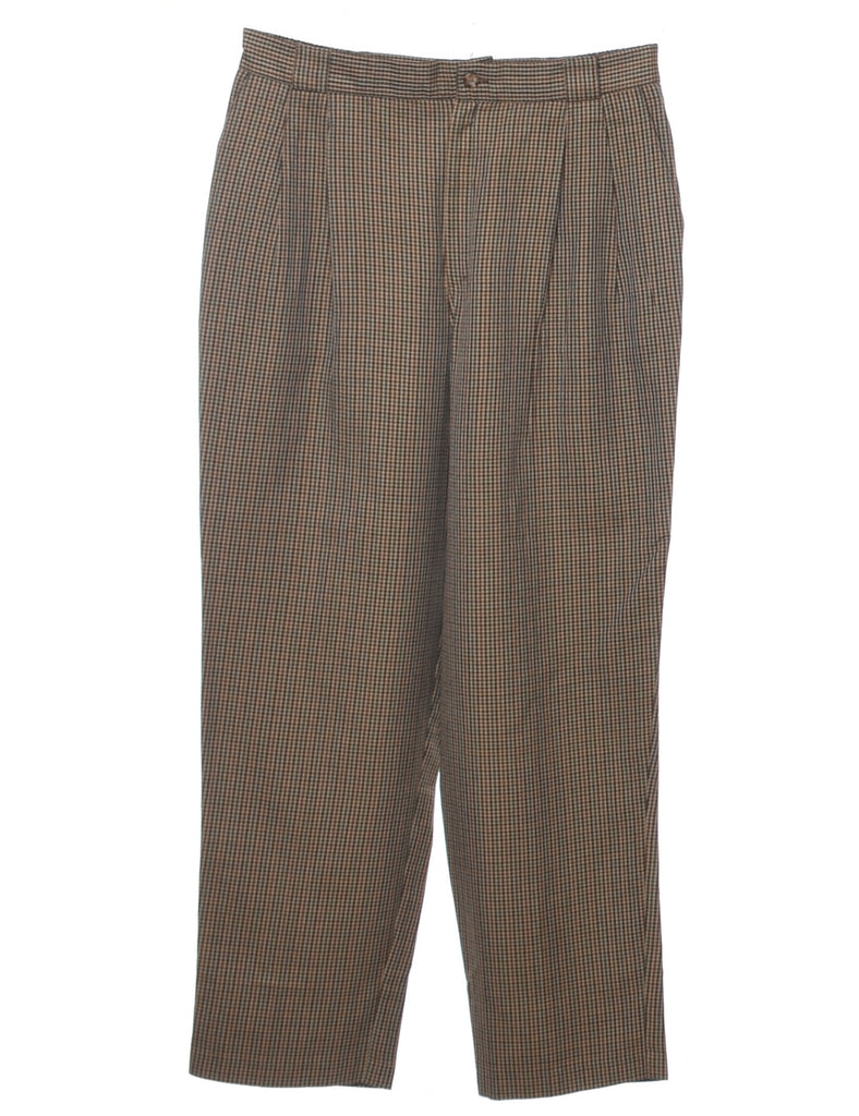 Dogtooth Checks Trousers - W32 L28