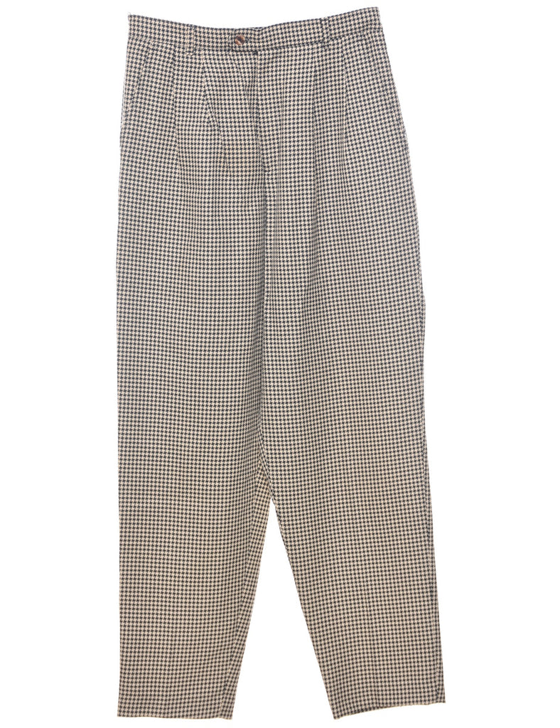 Dogtooth Checks Trousers - W30 L30