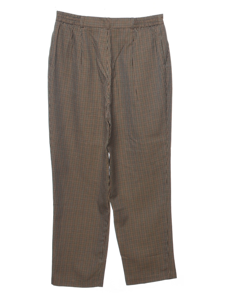 Dogtooth Checks Trousers - W32 L28