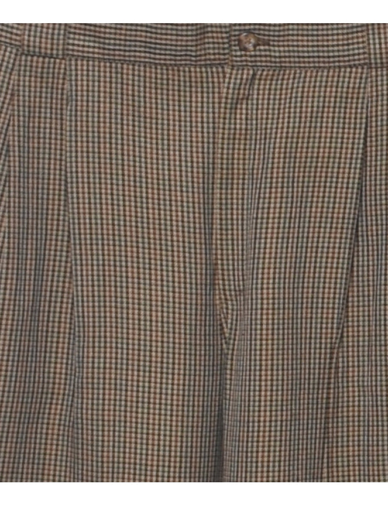 Dogtooth Checks Trousers - W32 L28