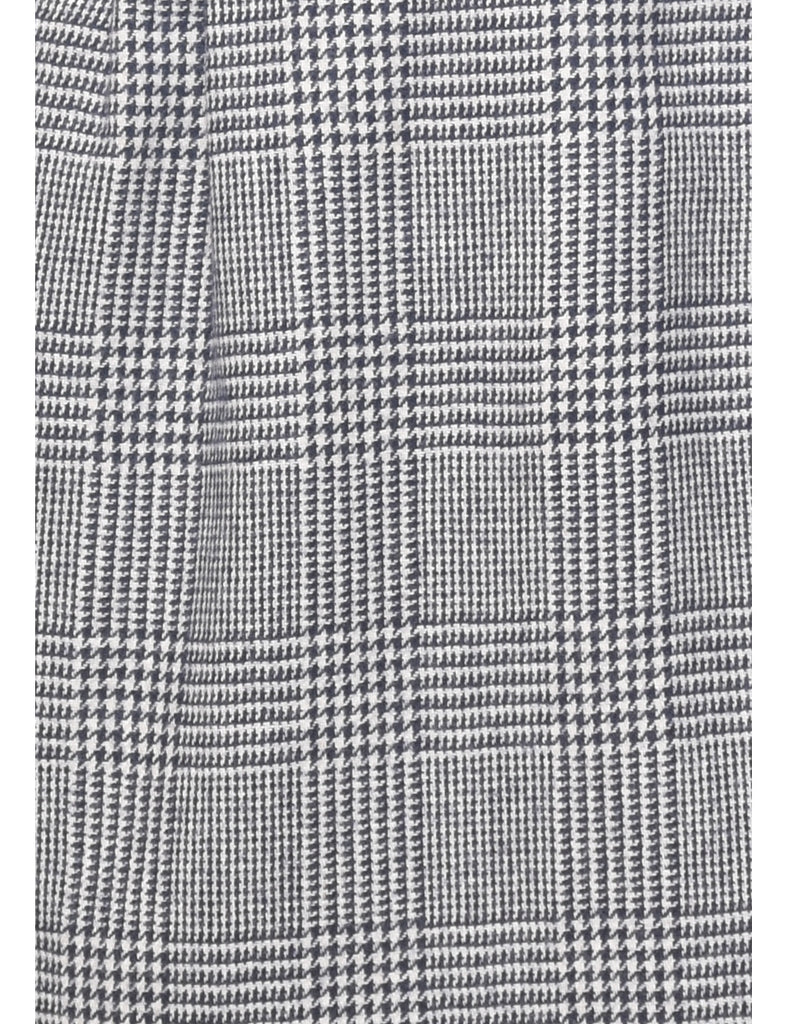 Dogtooth Pencil Skirt - M