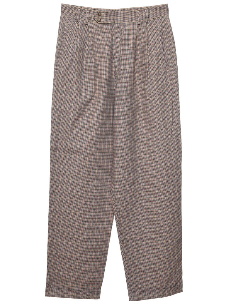 Dogtooth Trousers - W28 L31