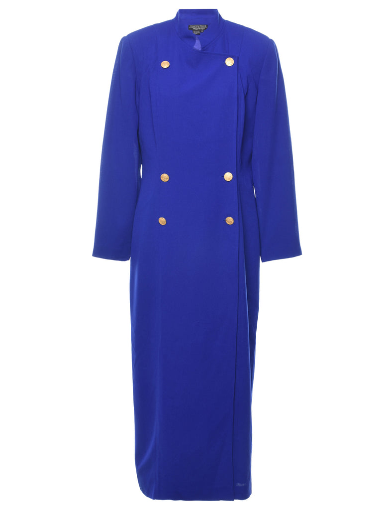 Double Breasted Coat Dress - L