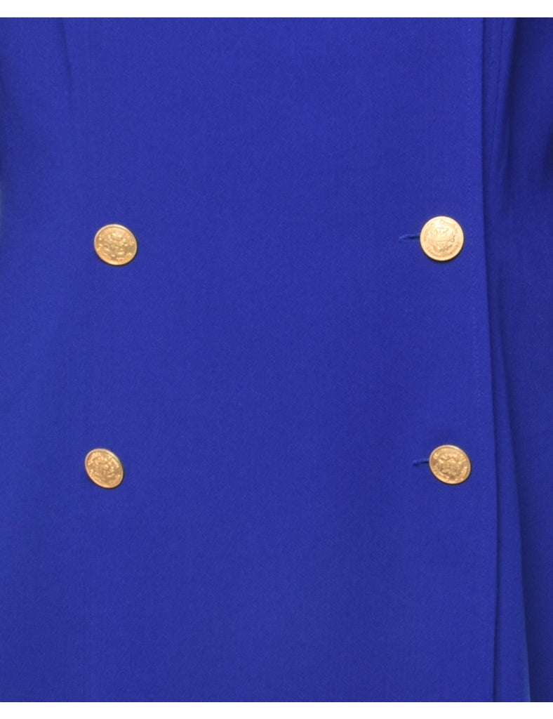Double Breasted Coat Dress - L